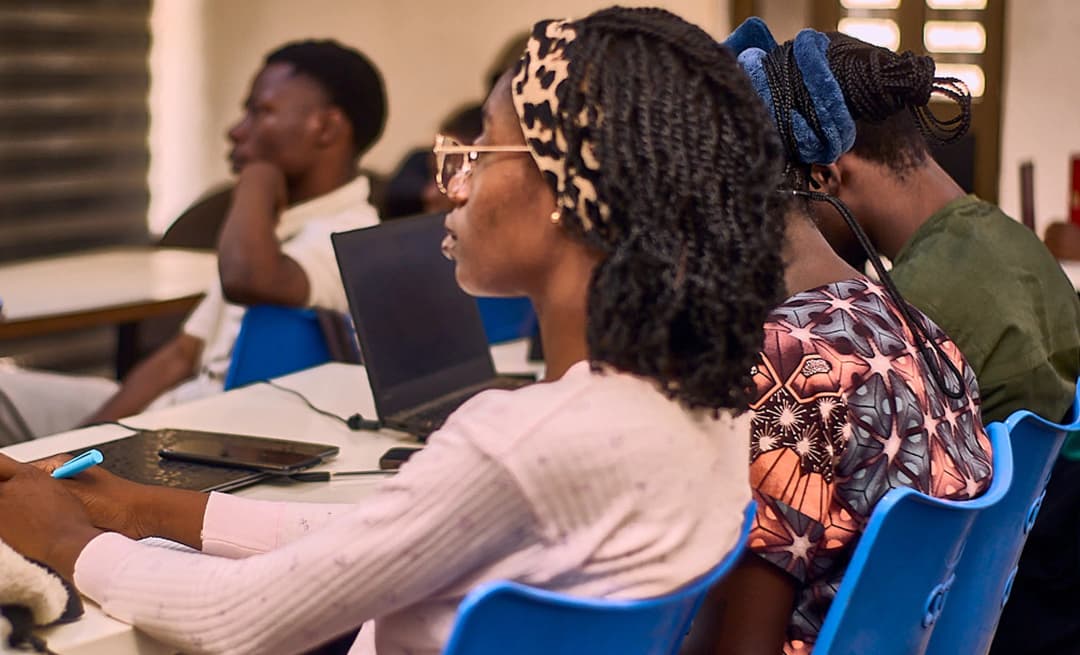Students in a classroom